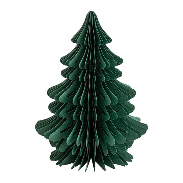 Tabletop Artificial Christmas Tree Paper Honeycomb Christmas Tree Christmas Party Home Decoration Green