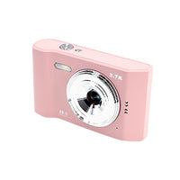 48MP HD Retro Digital Camera with 32G Memory Card 1080P Kids Student Camera Pink