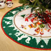 Christmas Tree Skirt Xmas Tree Decoration Christmas Tree Mat Style 2