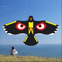 Flying Kite Shaped Bird Scarer Garden Bird Repeller for Yard House Hawk Style