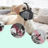 Anti-Biting Dog Muzzle Air Mesh Breathable Muzzle Prevent Barking Chewing