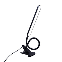 Adjustable Clip On Desk Lamp Book Light Reading Light with 3 Colors 10 Brightness Black