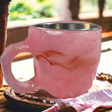 Mineral-Simulated Coffee Mug Home Office Coffee Cup Pink