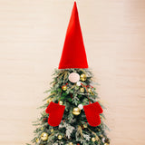 Christmas Hat Nose Gloves Decoration Set Christmas Tree Top Creative Xmas Party Decoration