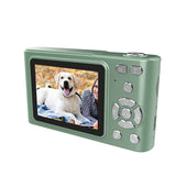 48MP HD Retro Digital Camera with 32G Memory Card 1080P Kids Student Beginner Camera Green