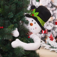 Snowman Cute Hugs The Xmas Tree Doll Christmas Tree Ornament Xmas Party Decor