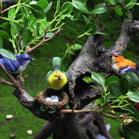 Miniature Mini Birds Statue Decoration Fairy Garden Resin Craft