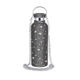 500ML Studded Bling Insulated Bottle Glitter Water Bottle Thermal Kettle