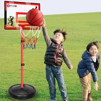 Portable Basketball Hoop Stand System Set Net Adjustable Height