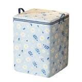 2Pcs Large Capacity Storage Bin Non-Woven Fabric Quilt Storage Bag Wardrobe Organizers Style 1