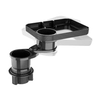 360 Degrees Rotating Car Cup Holder Tray Drink  Food Table with Phone Holder