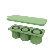 Ice Cube Tray for Stanley 30-40 Oz Tumbler Cup Silicone Hollow Cylinder Ice Mold with Lid for Ice Drink Juice Whiskey Green