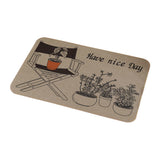 Home Kitchen Linen Entrance Door Mat Non-Slip Floor Mat Decorative Doormat Style 4