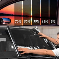 300x50cm Car Window Tint Film Heat Resistant  Black Roll Car Windshield Shade