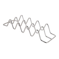 Set of 4Pcs Stainless Steel Taco Shell Holder Stand Taco Tray Kitchen Food Stand Rack Holder