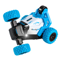 2.4GHz RC Rotating Toy Car Remote Control Fast Stunt Car Kids Toy Blue