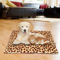 Electric Heating Pad Pet Heated Mat Dog Cat Blanket Coffee