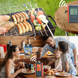 Wireless Digital Meat Thermometer with 2 Probes for BBQ and Kitchen