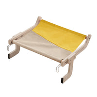 Hanging Bed Hammock Resting Seat Bed Cat Hammock Lounge for Indoor Cats Yellow