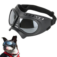 Small Dog Goggles Sunglasses Outdoor Protective Eyewear - Silver Lenses