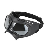 Small Dog Goggles Sunglasses Outdoor Protective Eyewear - Silver Lenses