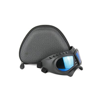 Small Dog Goggles Sunglasses Outdoor Protective Eyewear - Blue Lenses