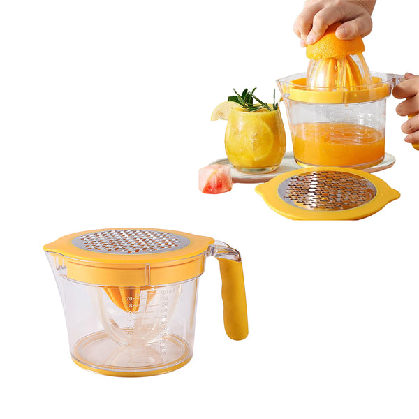 4-in-1 Manual Fruit Juicer Lemon Lime Orange Citrus Squeezer