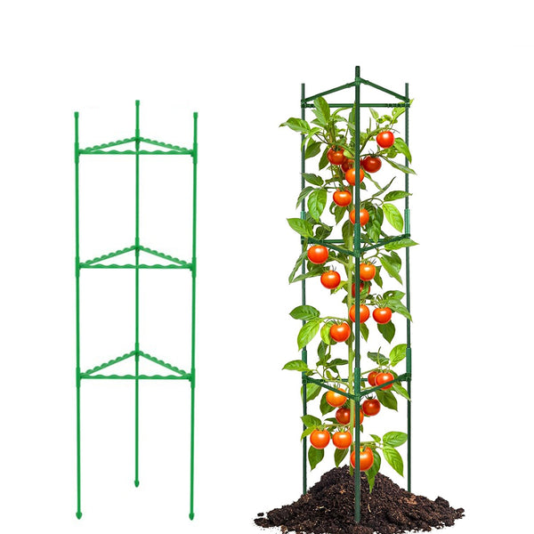 3-Tier Plant Stem Support Kits Plant Tomato Cage Stake Arms for Garden