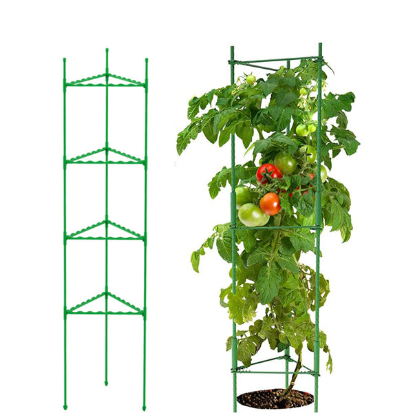 4-Tier Plant Stem Support Kits Plant Tomato Cage Stake Arms for Garden