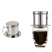 Stainless Steel Coffee Maker Pot Vietnamese Coffee Drip Single Cup Coffee Drip Brewer