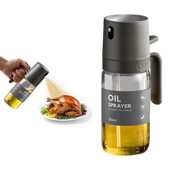 250ml Oil Sprayer Cooking Oil Glass Spray Bottle Mister Oil Dispenser Kitchen Gadgets