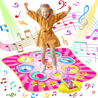 Kids Dance Mat Toy  Musical Dance Mat Adjustable Volume Dance Pad