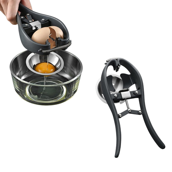 Egg Cracker Egg Separator  Handheld Egg Opener Kitchen Gadget