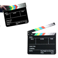 Clapperboard Clapper Board TV Movie Slate Board Black