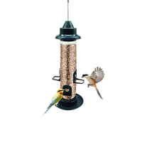 Hanging Bird Feeders for Outdoors Squirrel Proof Wild Bird Feeders Tube