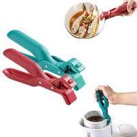 2Pcs Anti-Scald Bowl Holder Clip Silicone Dish Plate Gripper Clips Tongs Clamp Holders