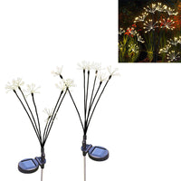 Solar Firework Lights Garden Decorative Lights for Outside Yard Pathway