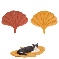 Double-Sided Available Pet Mattress Pad Leaf Shape Puppy Cat Bed Mat Style 2