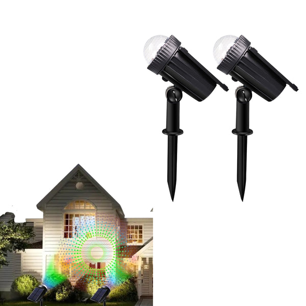 Solar RGB Landscape Lamp Angle Adjustable Garden Decorative Light