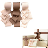 3 Rolls Fringe Chiffon Silk Ribbon Set Frayed Edges Ribbon Wedding Gifts Wrapping Decoration Style 1