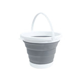 10L Foldable Silicon Fishing Bucket Collapsible Plastic Bucket for Kitchen Camping Garden