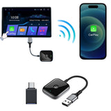 Wireless CarPlay Adapter for Apple CarPlay Android Auto Wired CarPlay to Wireless Mini Car Play Dongle