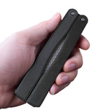 Foldable Knife Sharpener Pocket Double-sided Diamond Whetstone for Outdoor Camping Kitchen