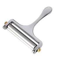 Adjustable Thickness Cheese Slicer with 2 Replacement Stainless Steel Cutting Wires