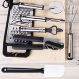 23 Pieces Set Cooking Utensil Stainless Steel Kitchen Gadget Tools