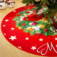 Christmas Tree Skirt Xmas Tree Decoration Christmas Tree Mat Style 3