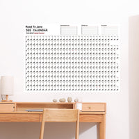 2024 Annual Wall Calendar Wall Planned Day Daily Schedule Countdown Calenders