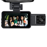 3- Channel Car Dash Camera 1080P Video DVR Recorder Night Vision Dual Cam