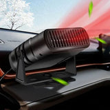 2-in-1 Car Heater Rotatable Car Fan for Window Defroster Demister for 24V Vehicles