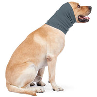 Medium Pet Dog Ear Muffs Noise Protection Dog Ear Covers Dog Hearing Protection Wrap Grey